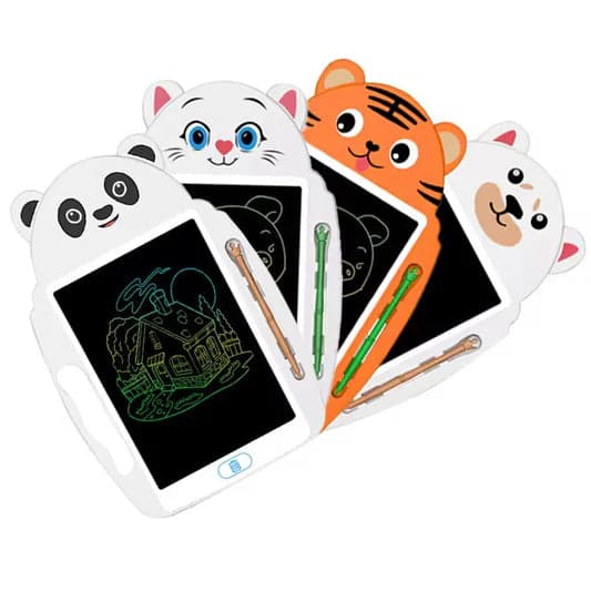 Cute Animal Design 9-Inch LCD Writing Tablet Multi Colour Screen